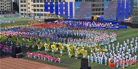 甘肃省第六届中学生运动会在兰州开幕